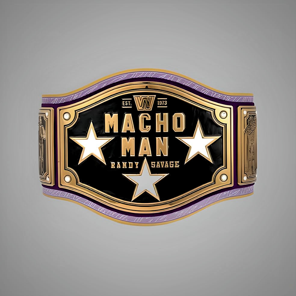 Macho Man Randy Savage WWE Legacy Belt with iconic design.