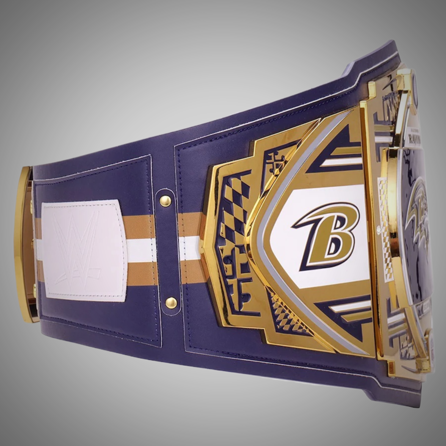 NFL Legacy Title belt designed for Baltimore Ravens fans.