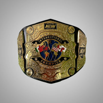 AEW International Championship Belt Replica for All-Atlantic Title.