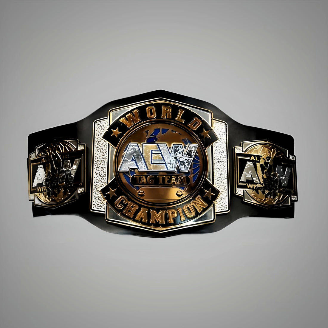 AEW Tag Team Championship Replica Belt 2mm Customizable.