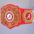 Exclusive Alabama Crimson Tide championship belt combining WWE and legacy elements.