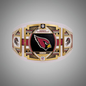 Arizona Cardinals WWE Belt featuring the NFL Championship Legacy Title design.