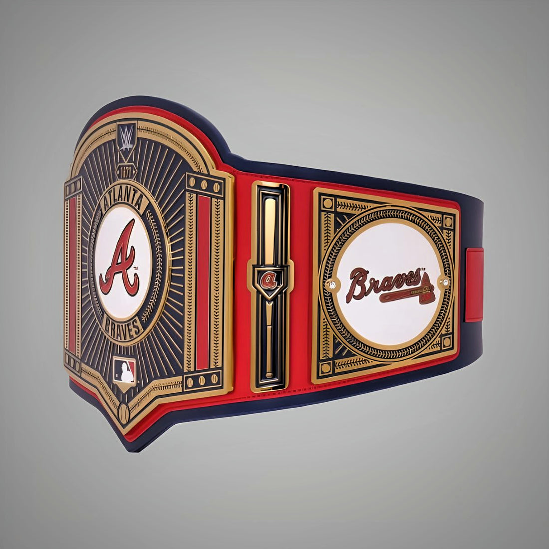 Atlanta Braves WWE MLB Legacy Championship Belt with customizable team design