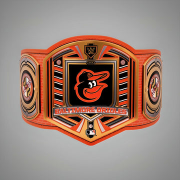 Baltimore Orioles WWE MLB Championship Belt with customizable team design