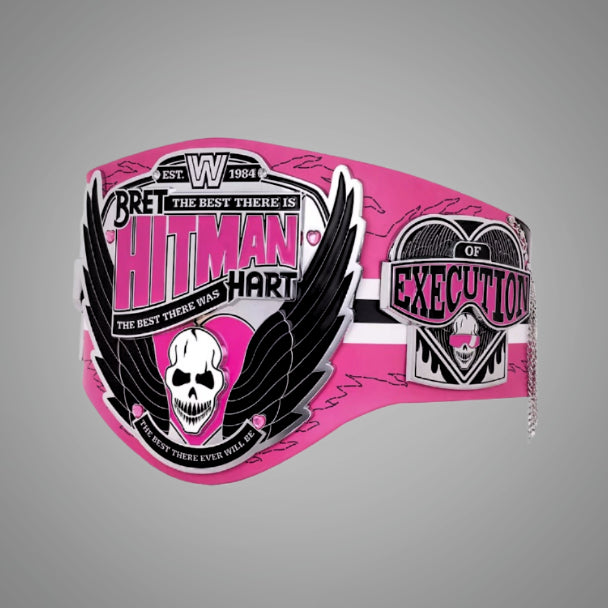 Bret Hart WWE Legacy Belt with signature design honoring "The Hitman.