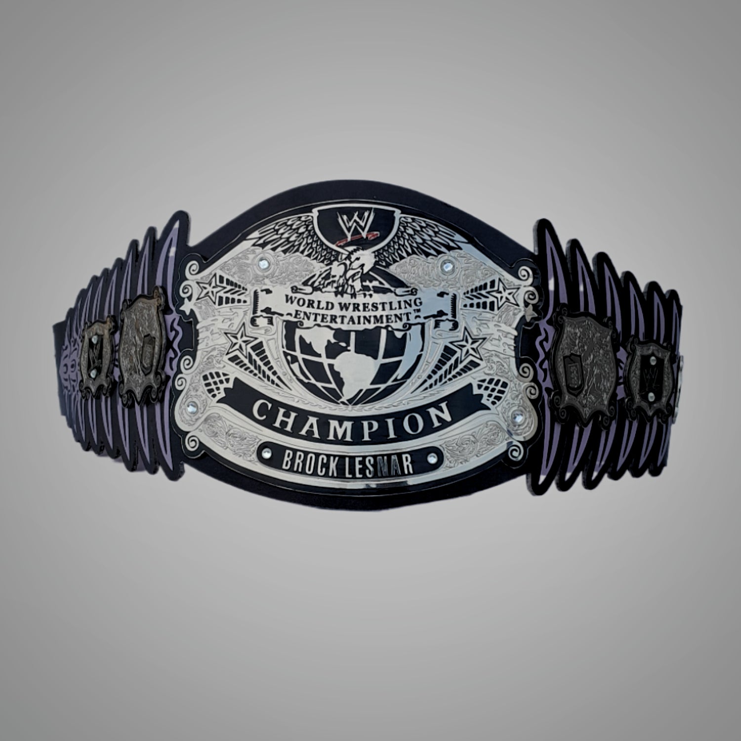 Brock Lesnar Signature WWE Belt with iconic champion design.