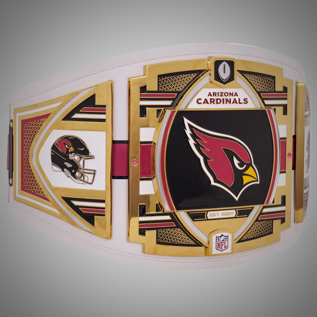 Arizona Cardinals WWE Belt featuring the NFL Championship Legacy Title design.