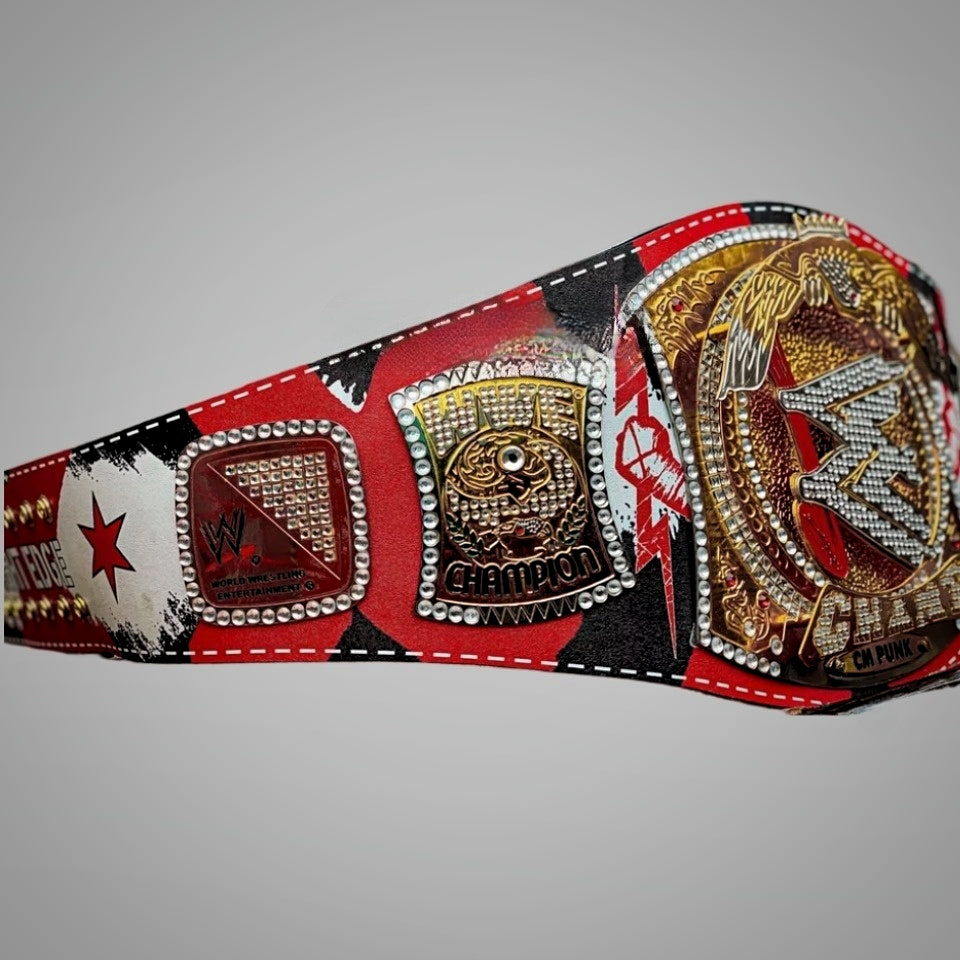 WWE signature series belt CM Punk custom edition.