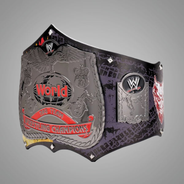 
Brothers of Destruction WWE collectible replica belt.