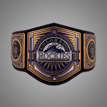 Colorado Rockies WWE MLB Legacy Championship Belt with customizable team design