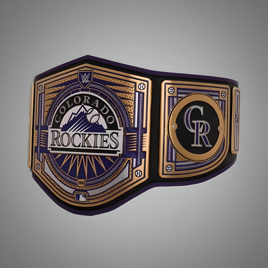 Colorado Rockies WWE MLB Legacy Championship Belt with customizable team design