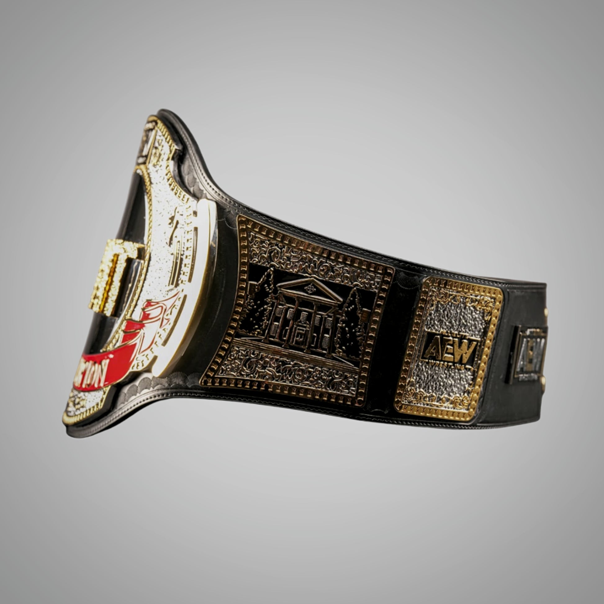 Customizable AEW TNT Championship Replica Belt with 2mm thickness.