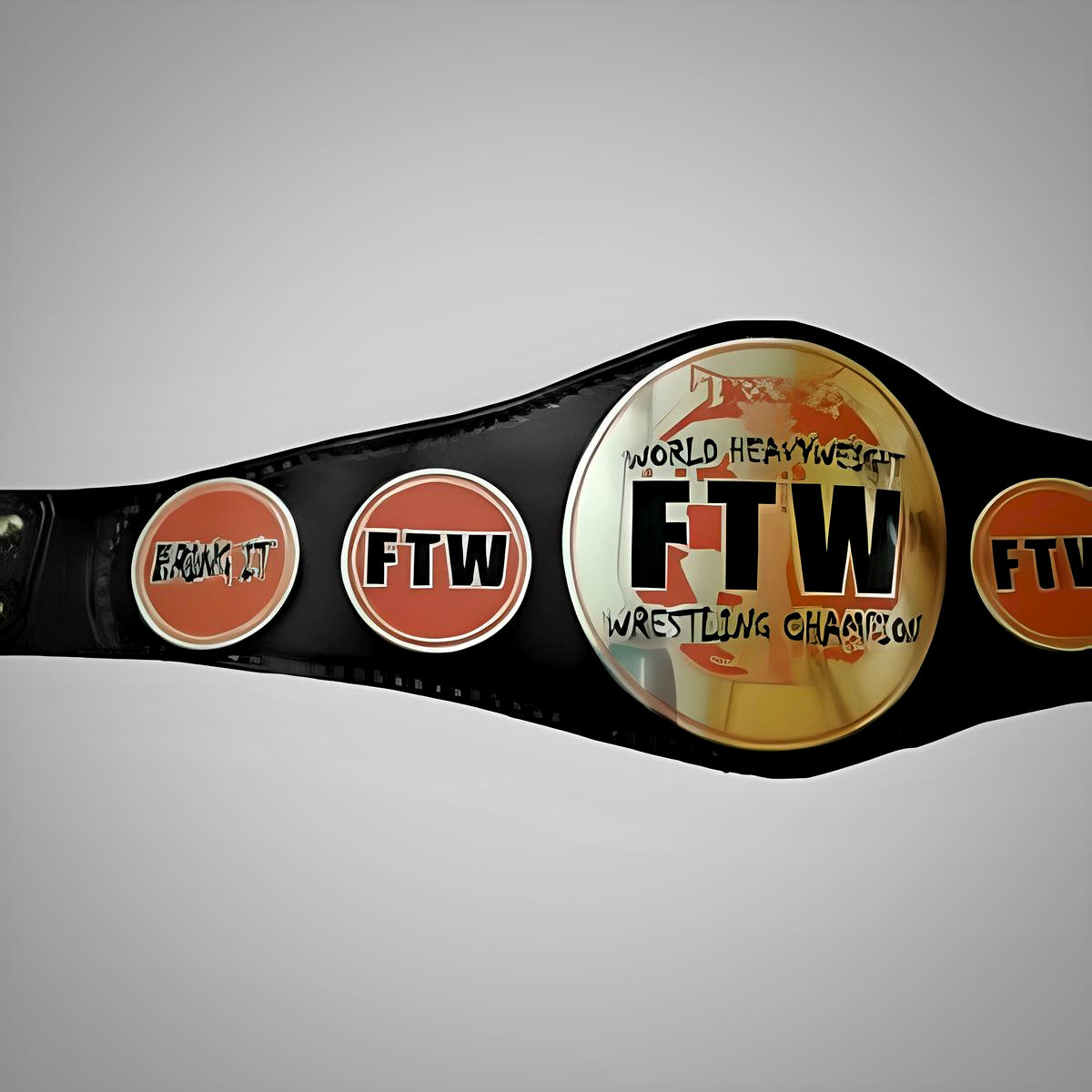 2mm thick customizable AEW FTW Championship Replica Belt.