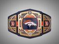 Denver Broncos Championship Belt featuring WWE and NFL Legacy Title design.