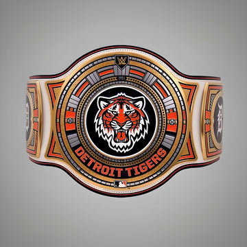 Detroit Tigers WWE MLB Championship Belt with customizable team design