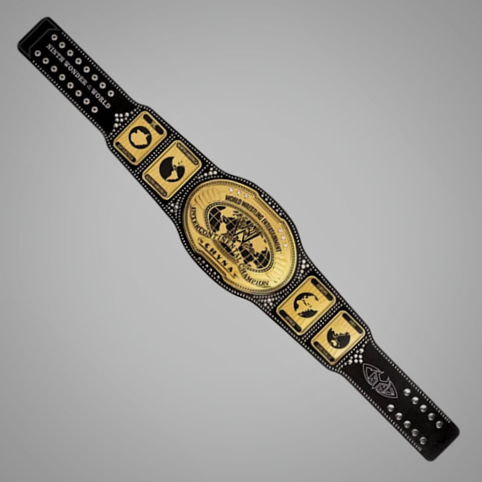 WWE Chyna Signature Series belt with unique design details.