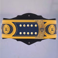 Notre Dame Fighting Irish WWE-style wrestling belt showcasing Legacy Title branding.