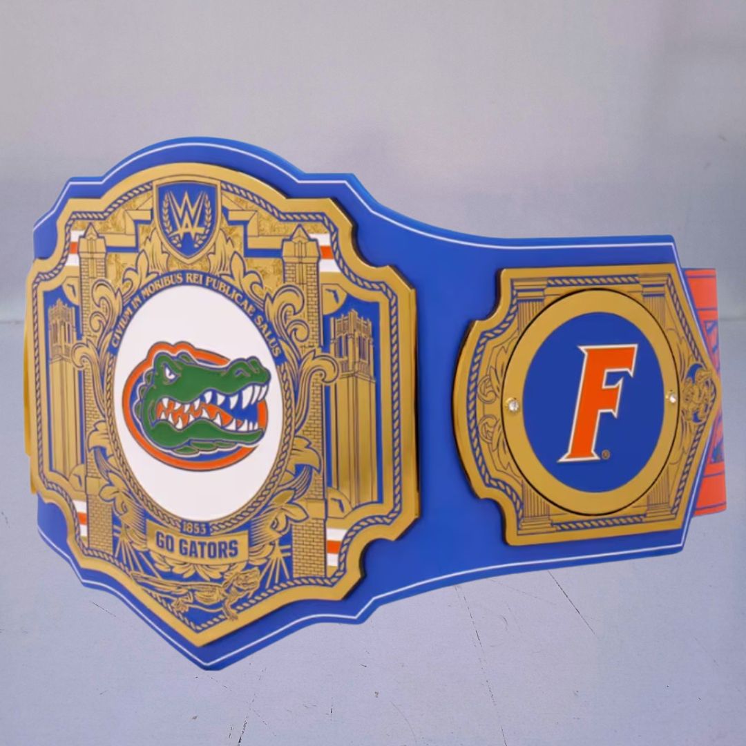 Florida Gators WWE Championship Belt featuring Legacy Title design.