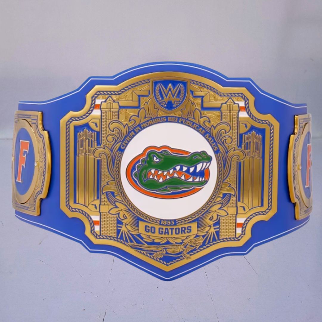 Florida Gators WWE Championship Belt featuring Legacy Title design.