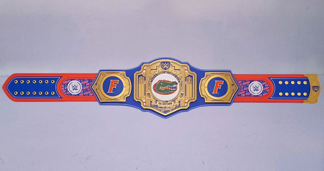 Ultimate fan collectible – Florida Gators WWE Legacy Title belt.