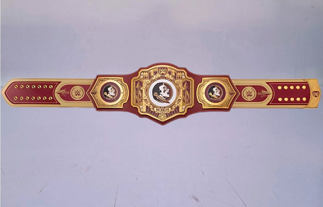 Ultimate fan collectible – Florida State Seminoles WWE Legacy Title belt.