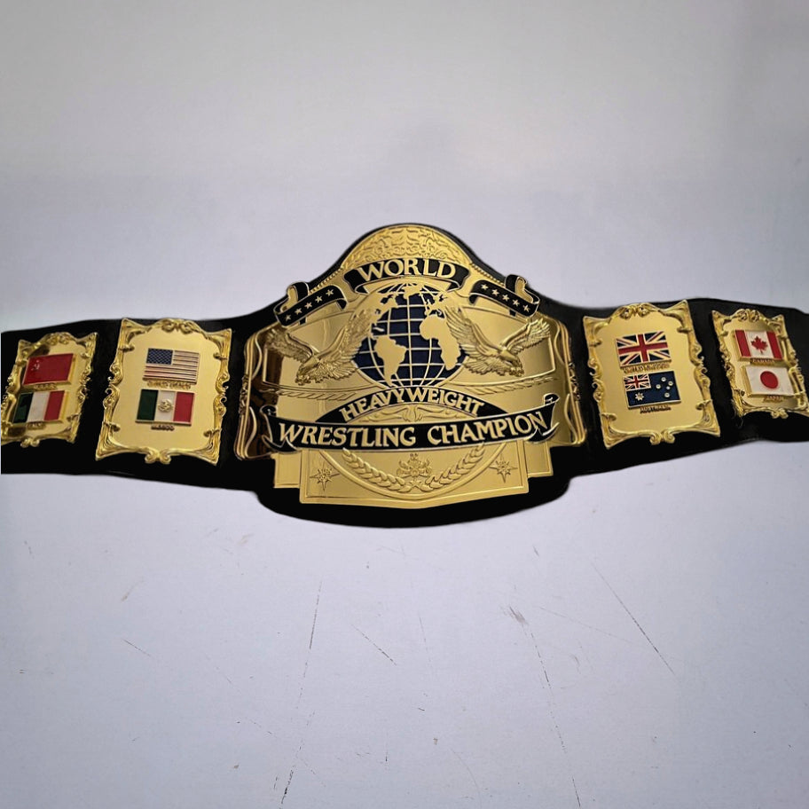 WWF 1987 Hulk Hogan belt – Andre the Giant rivalry championship with collectible wrestling appeal