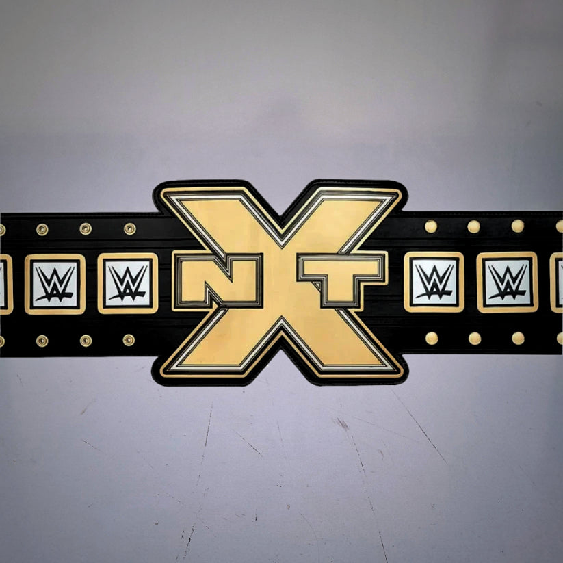 4.	Wrestling NXT Belt 2012 with intricate championship design for fans.