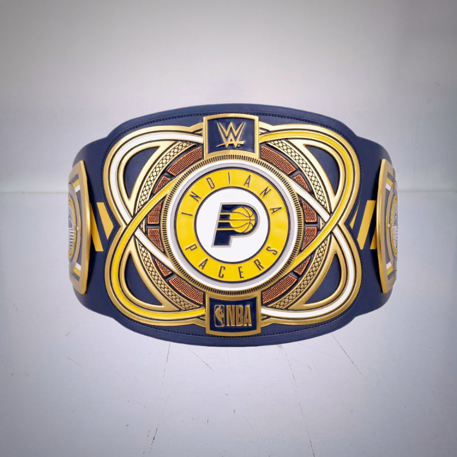 Indiana Pacers WWE NBA Legacy Championship Belt combining basketball history with wrestling.