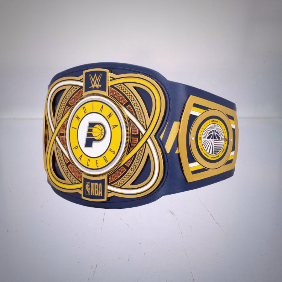 Indiana Pacers WWE NBA Legacy Championship Belt combining basketball history with wrestling.