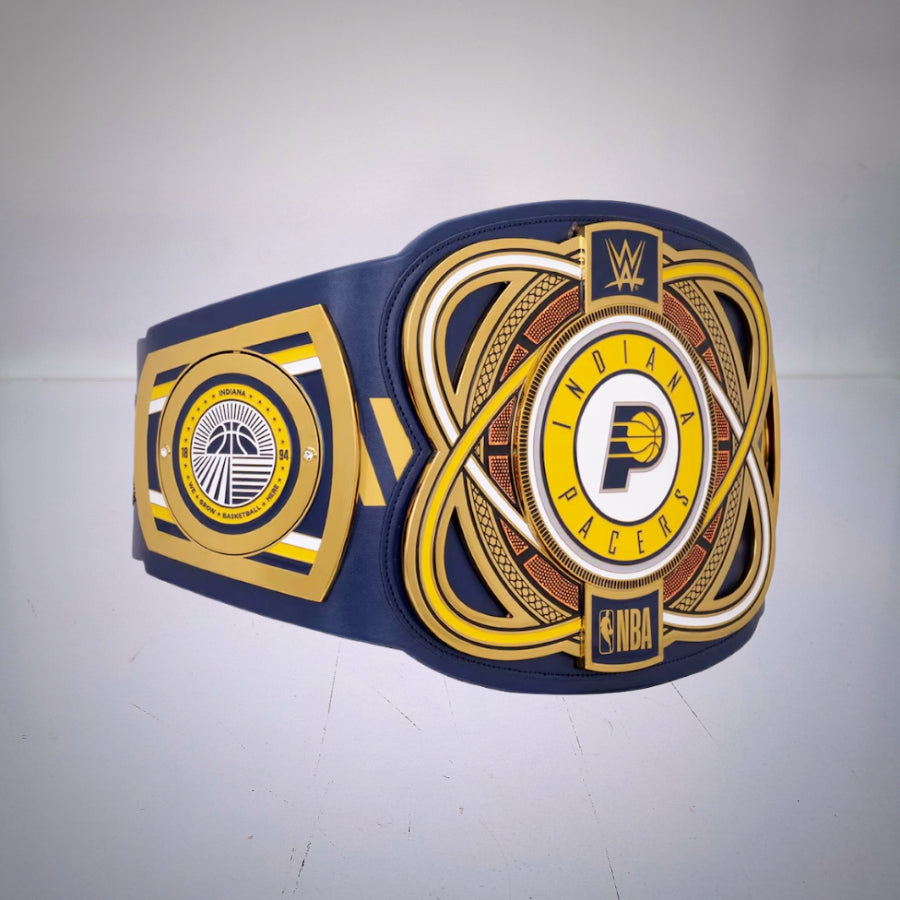 Celebrate Indiana Pacers basketball with this WWE-inspired NBA Championship Belt.