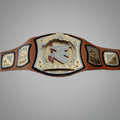 Close-up of John Cena Signature Series Belt with custom options.