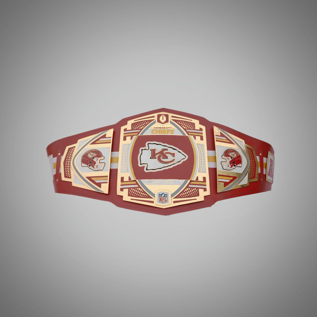 Kansas City Chiefs Championship Belt featuring WWE and NFL legacy design.