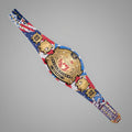 Authentic Kurt Angle WWE Champion Belt for collectors.