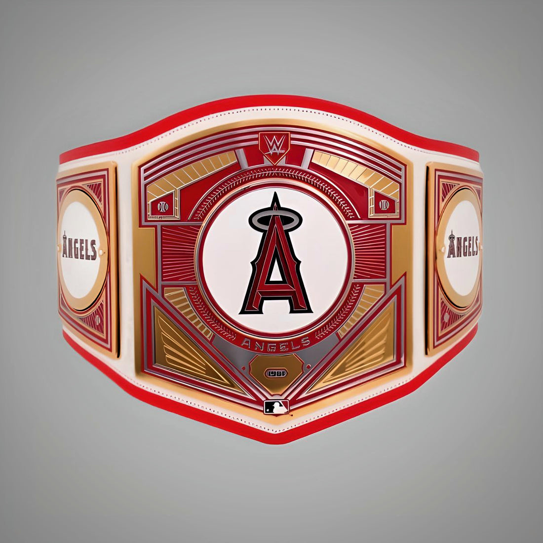 Los Angeles Angels WWE MLB Championship Belt with customizable team design