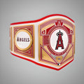 Los Angeles Angels themed WWE MLB Championship Belt with team colors