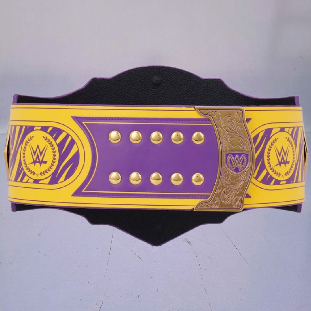 LSU Tigers WWE-style championship belt showcasing legacy branding.