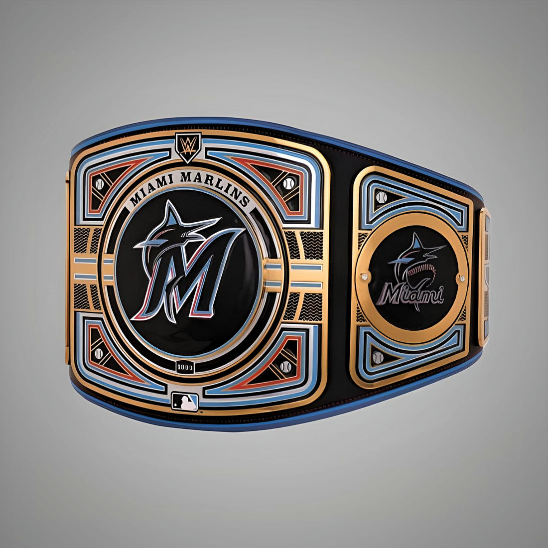 Customizable Miami Marlins WWE MLB Legacy Championship Belt