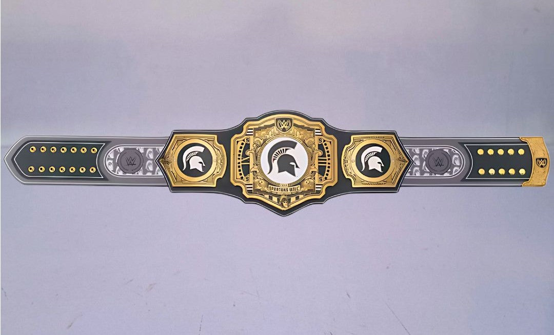 Ultimate fan collectible – Michigan State Spartans WWE Legacy Title belt.