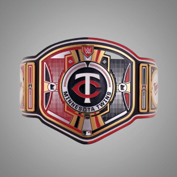 Minnesota Twins WWE MLB Legacy Championship Belt with customizable team design