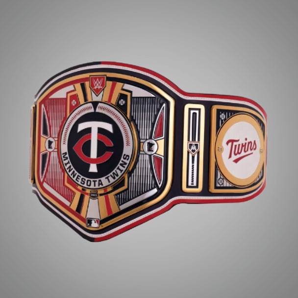 Minnesota Twins WWE MLB Legacy Championship Belt with customizable team design