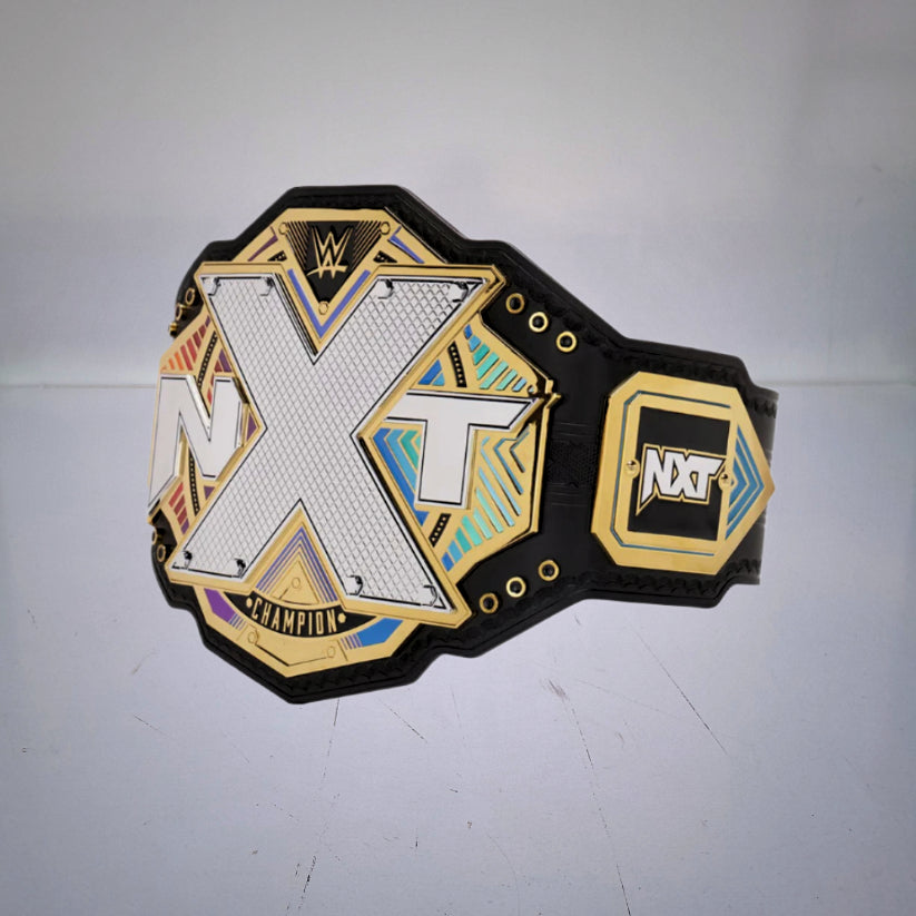 NXT Champion Belt 2023 with a modern 2.0 championship title design.