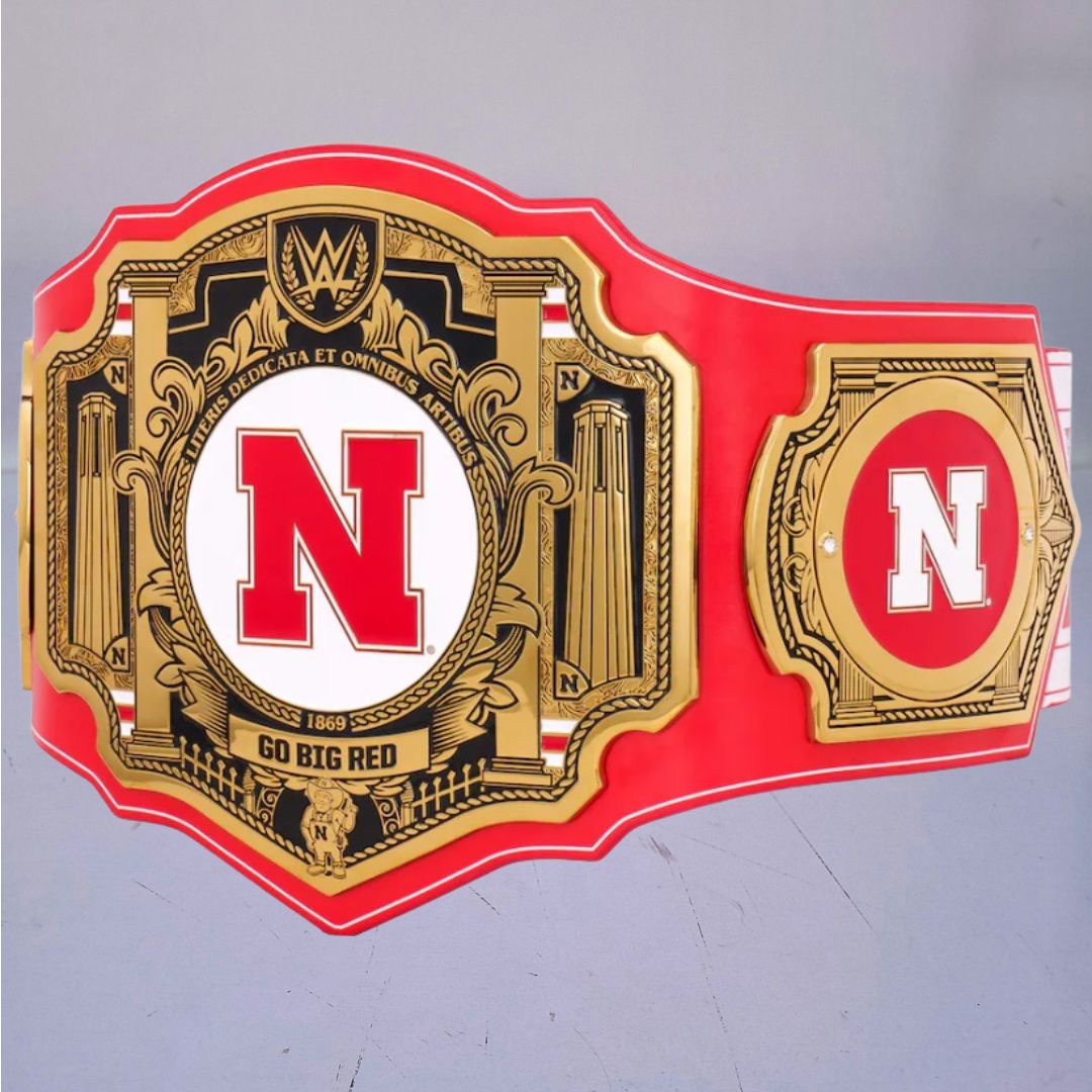 Nebraska Huskers WWE Championship Belt featuring Legacy Edition design.