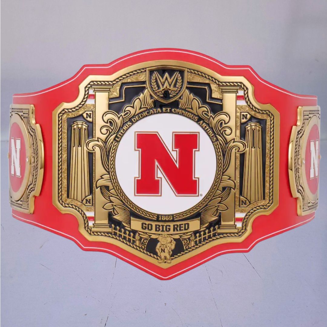 Nebraska Huskers WWE Championship Belt featuring Legacy Edition design.