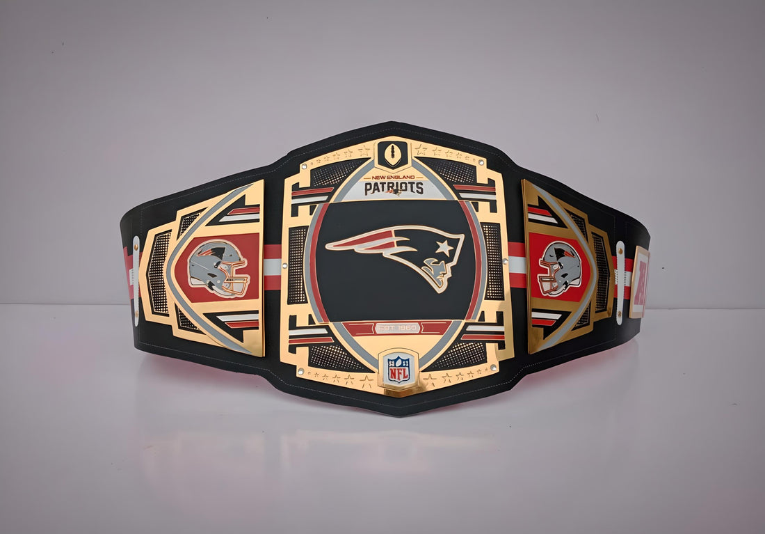 New England Patriots WWE Belt featuring Championship Legacy Edition design.