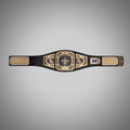 New Orleans Saints WWE-style belt showcasing championship legacy branding.