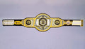 Boston Bruins NHL Legacy Championship Title belt displayed prominently, representing team pride.