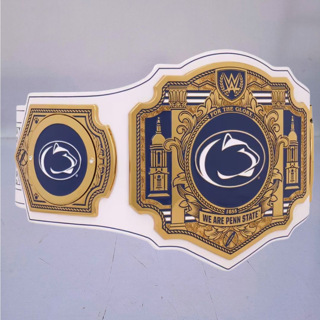 Penn State Nittany Lion WWE Championship Belt featuring Legacy Edition design.