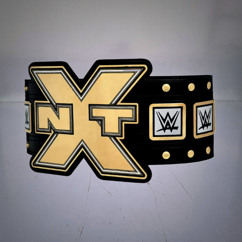 1.	Iconic NXT Belt 2012 with detailed wrestling championship design.