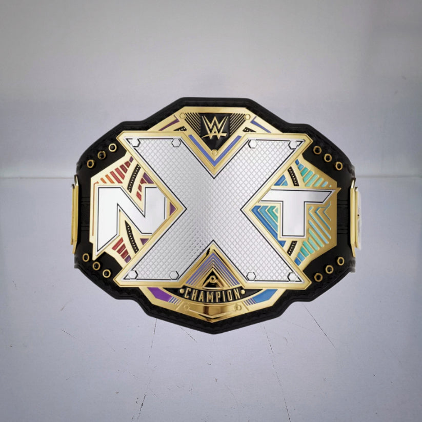 NXT Champion Belt 2023 with a modern 2.0 championship title design.