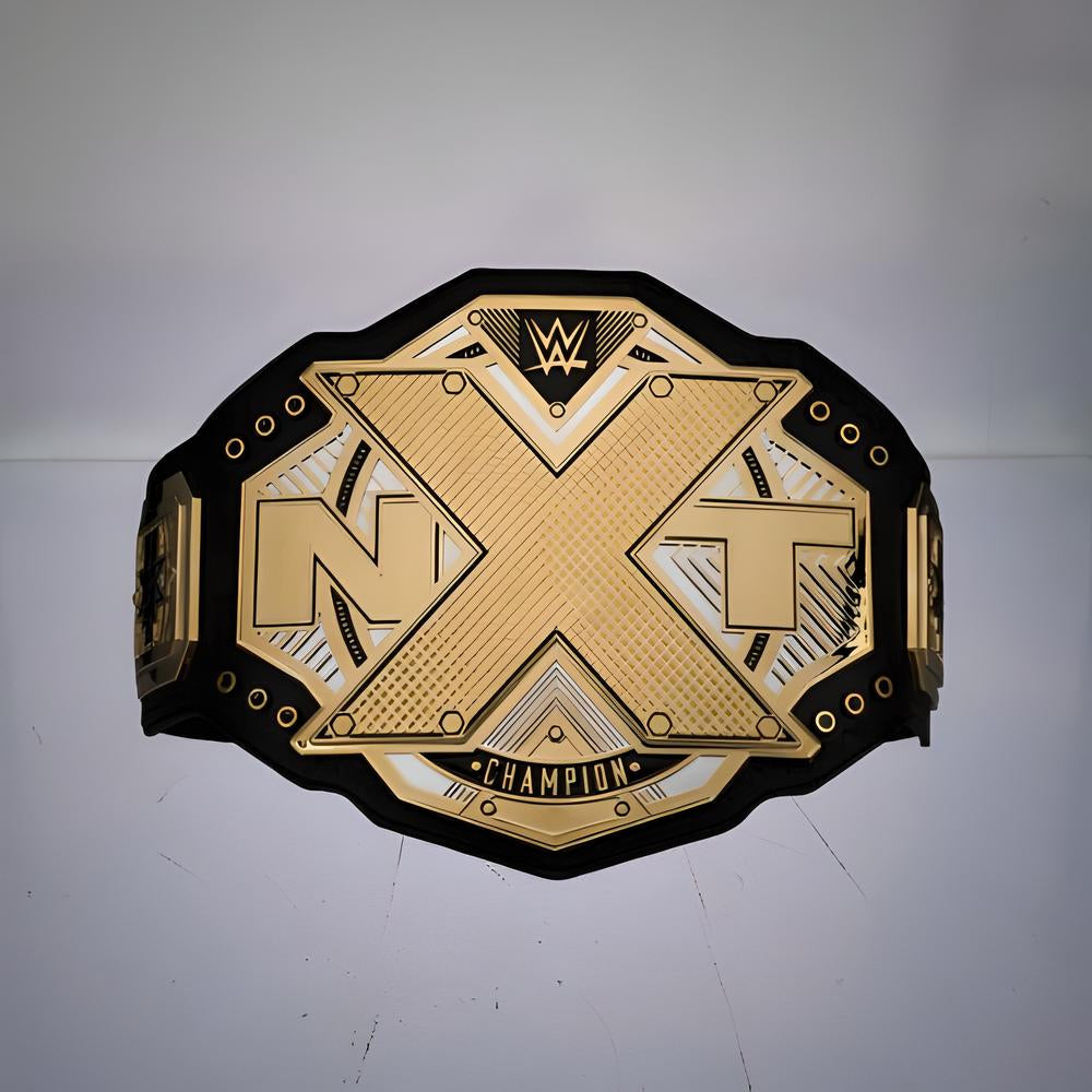 Historic NXT Championship Belt 2017, a premium wrestling title design.